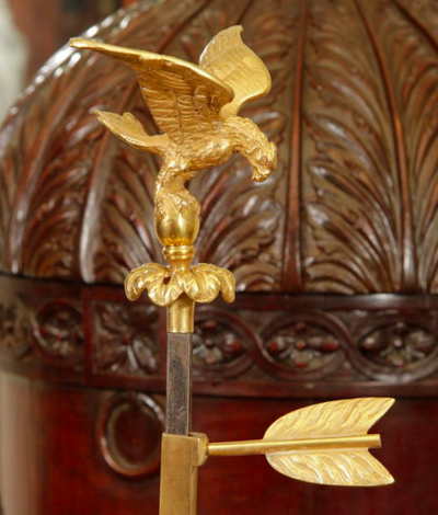 Empire Gilt Bronze Bouillotte Lamp