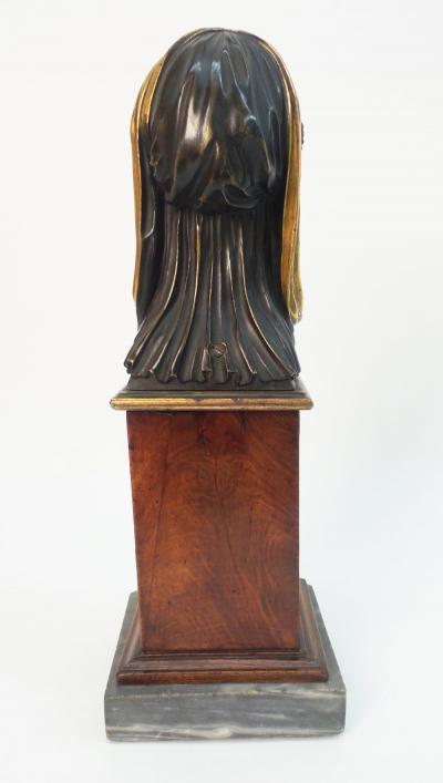 Empire Gilt and Patinated Bronze Sculpture