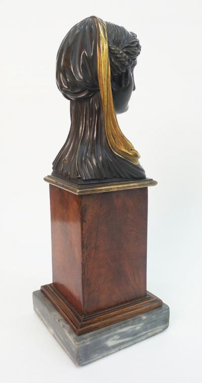 Empire Gilt and Patinated Bronze Sculpture