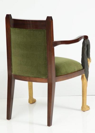 Empire Period Parcel Gilt Armchair