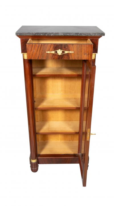 Empire Style Mahogany Bookcase