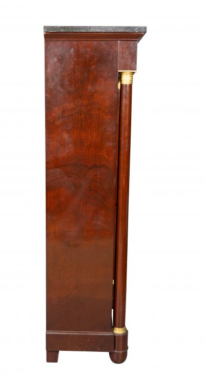 Empire Style Mahogany Bookcase