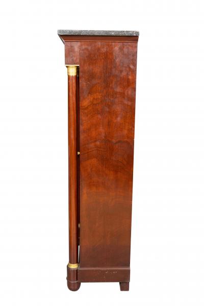 Empire Style Mahogany Bookcase