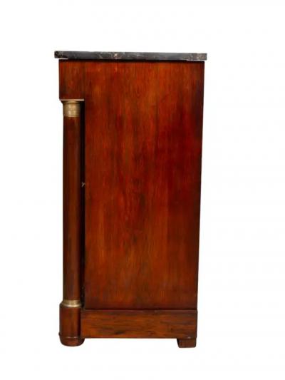 Empire Style Mahogany and Ormolu Mounted Bedside Cabinet