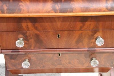 Empire Style Walnut Dressing Table