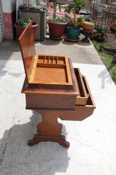 Empire Style Walnut Dressing Table