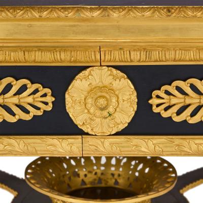 Empire style lapis lazuli and ormolu coffee table