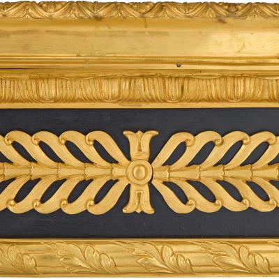 Empire style lapis lazuli and ormolu coffee table