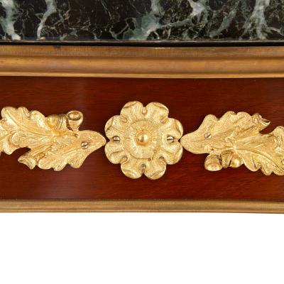 Empire style ormolu mounted mahogany antique centre table