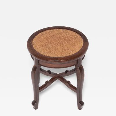 En Pointe Oval Woven Top Stool