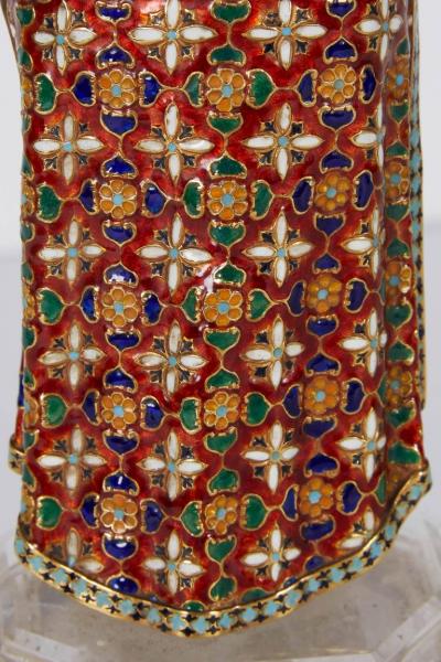 Enamel Gold and Rock Crystal Figure of Emperor Maximilian I by Reinhold Vasters