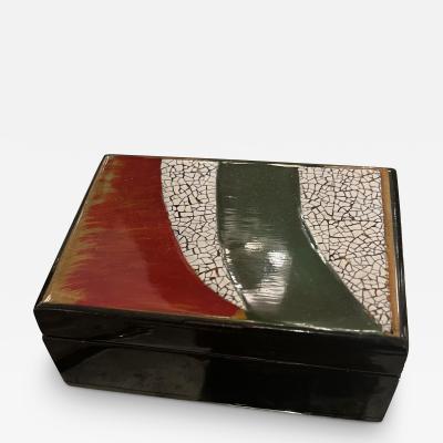 Enamel and Eggshell Deco Style Box