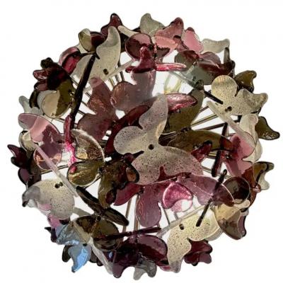 Enchanting Murano Glass Butterfly Pendant