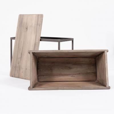 End Table or Bedside Table from 19th Century Doughbin