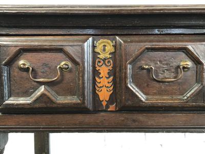 English 17th Century Charles II Oak low Dresser