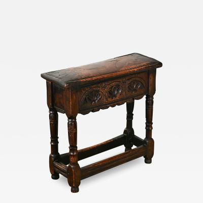 English 17th Century Jacobean Style Stool