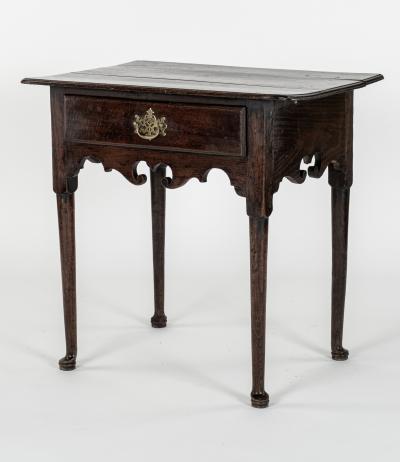 English 18th Century Antique Oak Lowboy Table