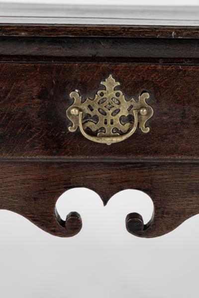 English 18th Century Antique Oak Lowboy Table