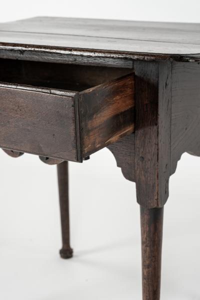 English 18th Century Antique Oak Lowboy Table