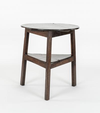English 18th Century Antique Period Oak Cricket Table