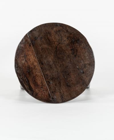 English 18th Century Antique Period Oak Cricket Table