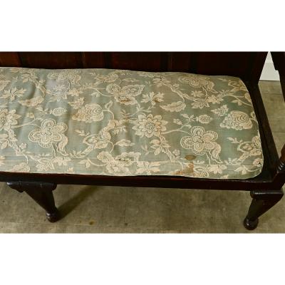 English 18th Century Oak Settle Bench