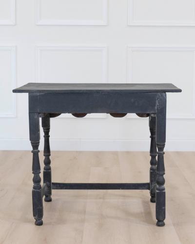 English 18th Century Painted Oak Side Table