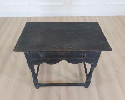English 18th Century Painted Oak Side Table