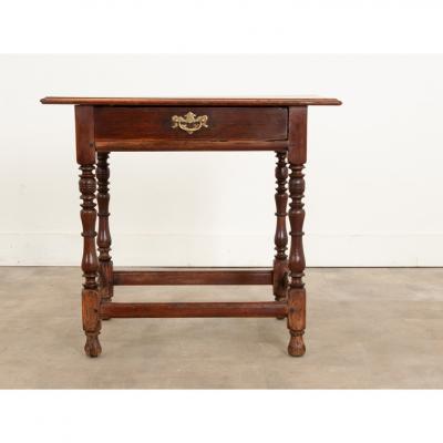 English 18th Century Pine Side Table
