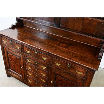 English 18th Century Solid Oak Pot Board