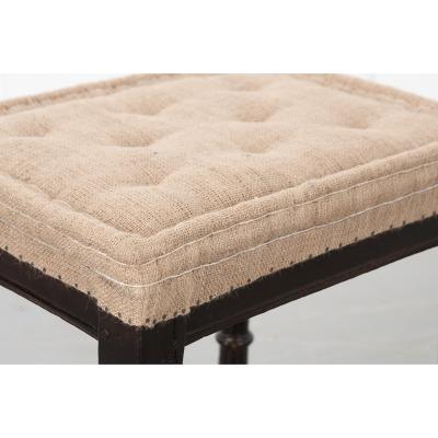 English 18th Century Stool Painted Black