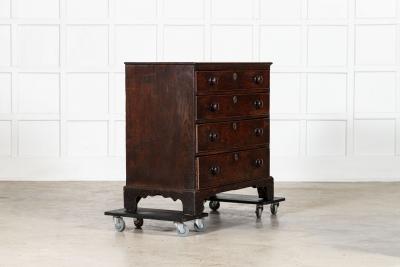 English 18thC Oak Chest Drawers