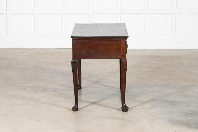 English 18thC Oak Low Boy Side Table