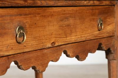 English 18thC Pine Low Boy Side Table