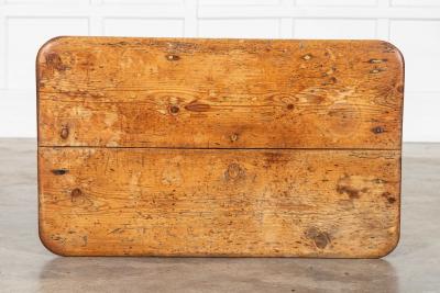 English 18thC Pine Low Boy Side Table
