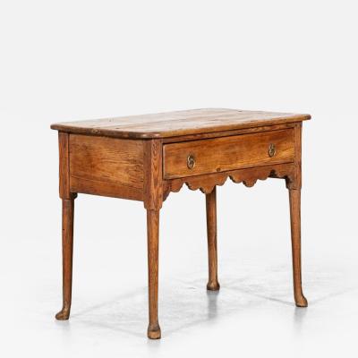 English 18thC Pine Low Boy Side Table