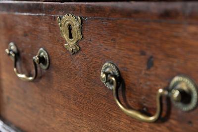 English 18thC Vernacular Oak Dresser Base