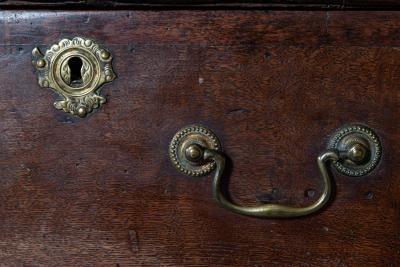 English 18thC Vernacular Oak Dresser Base