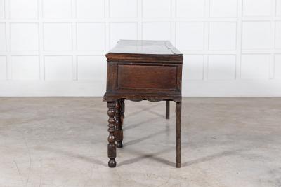 English 18thC Vernacular Oak Dresser Base