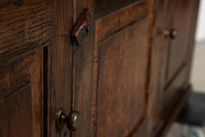 English 18thC Vernacular Oak Dresser Base