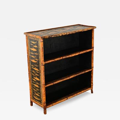 English 19th Century Bamboo Bookcase