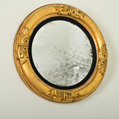 English 19th Century Convex Mirror