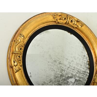 English 19th Century Convex Mirror