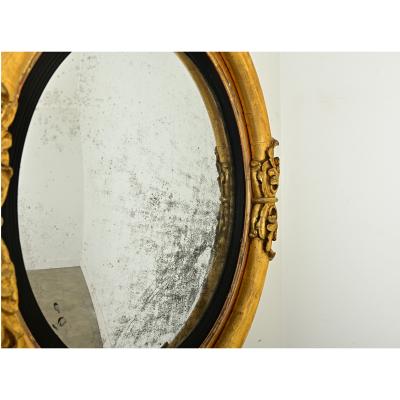 English 19th Century Convex Mirror