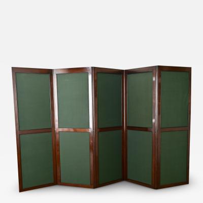 English 19th Century Edwardian Folding Screen