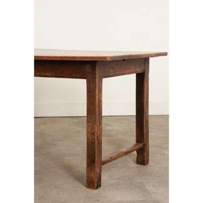 English 19th Century Elm Ash Farm Table