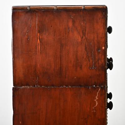 English 19th Century Mahogany Campaign Chest