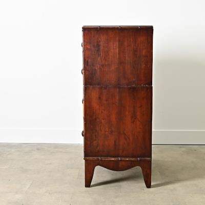 English 19th Century Mahogany Campaign Chest