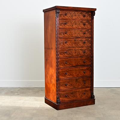 English 19th Century Mahogany Fold down Desk