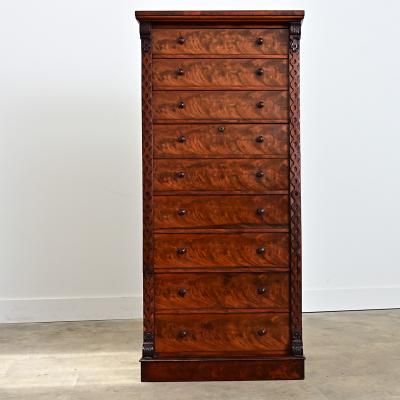English 19th Century Mahogany Fold down Desk